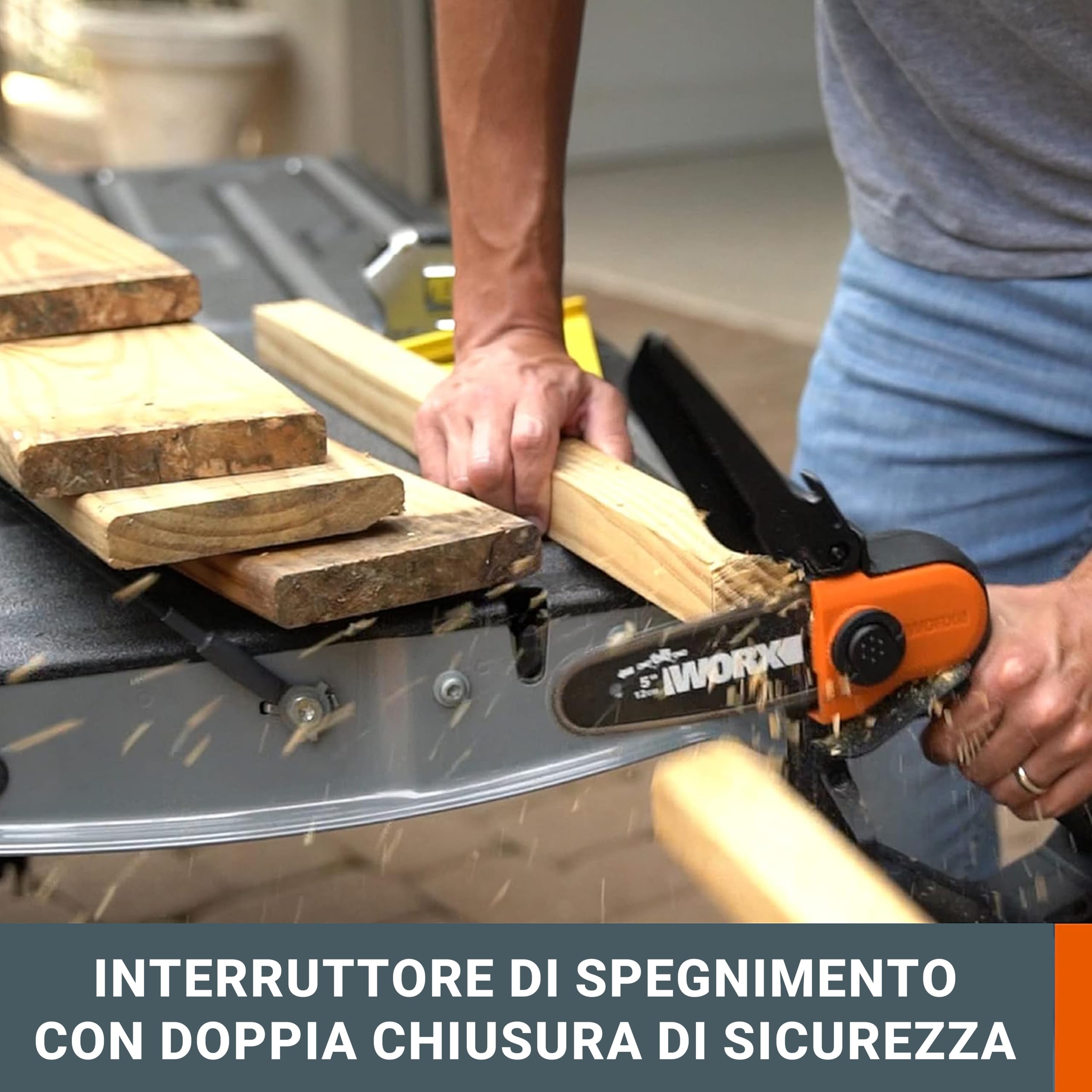 Worx WG324E.9 potatore a batteria 12 cm solo corpo 20V