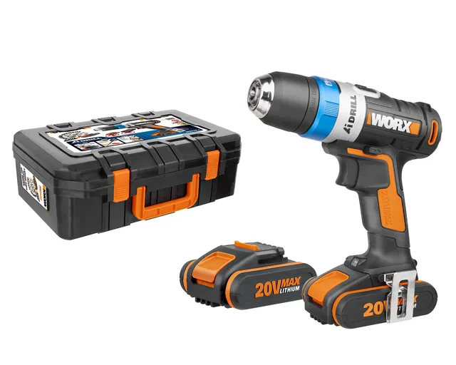 Worx WX178.1 AI Drill avvitatore 20V con 2 batterie