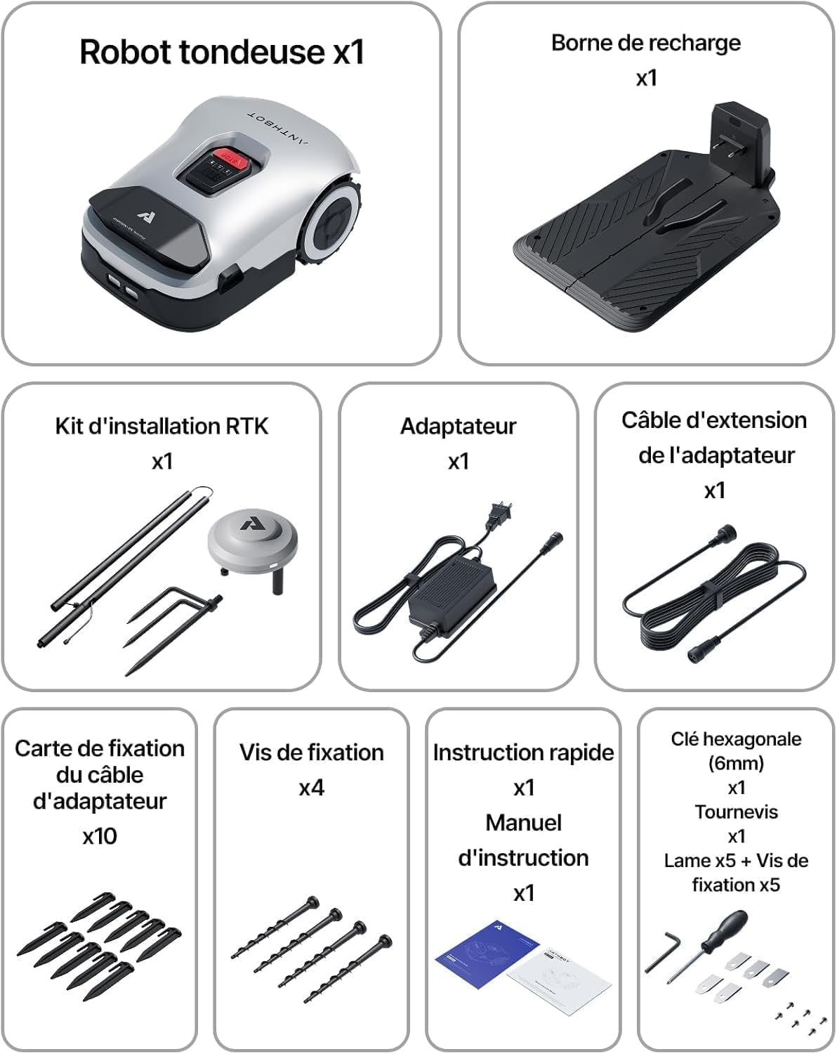 Anthbot Genie600 robot tagliaerba senza filo 900 m²