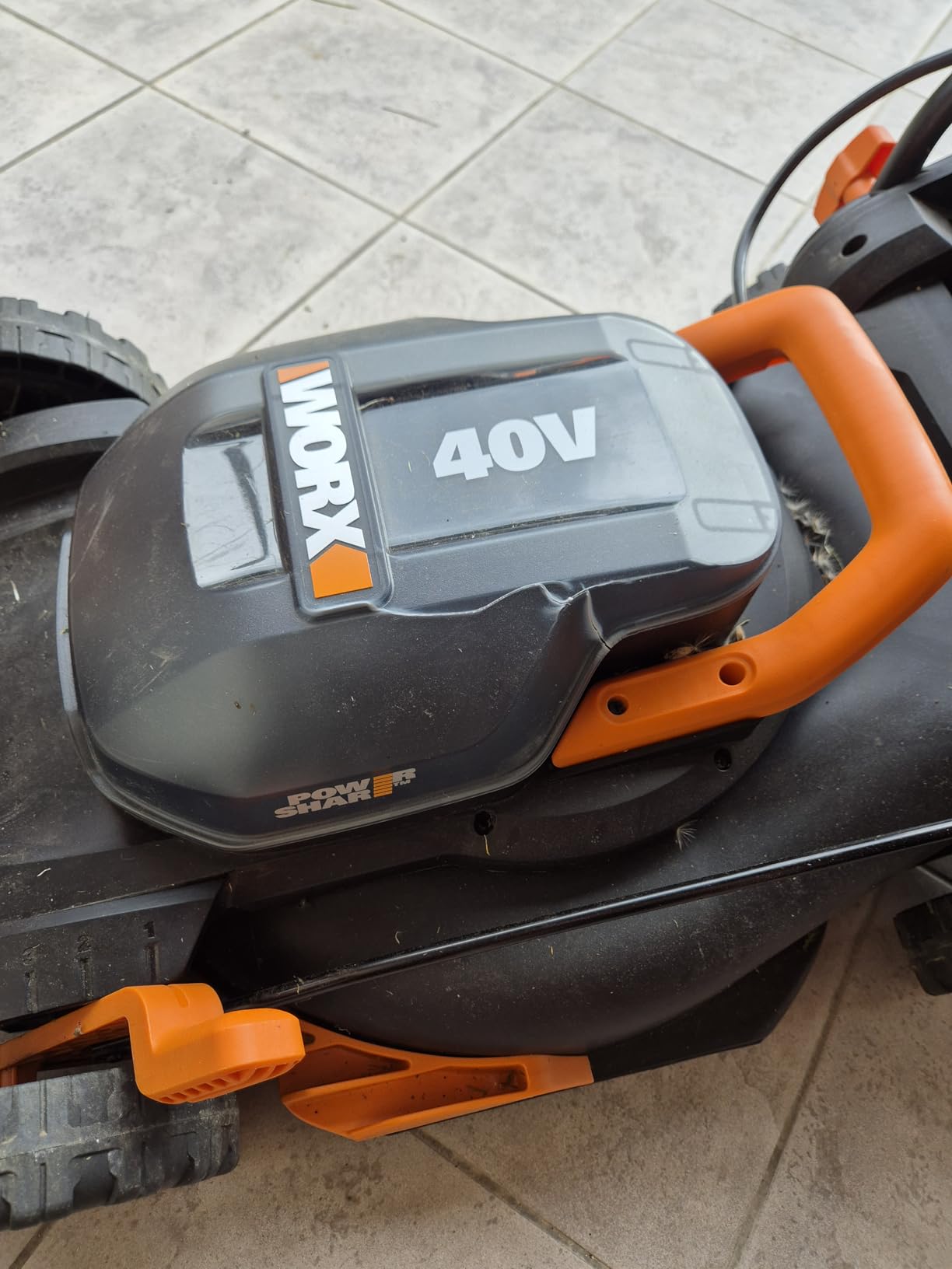 Worx WG743E Tosaerba Batteria 40V 40cm taglio 2in1