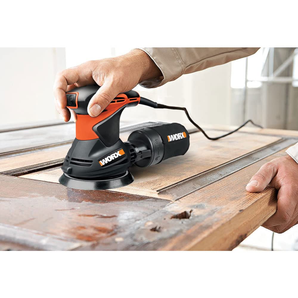 Worx WX652.1 levigatrice roto-orbitale 125 mm 300 W velcro