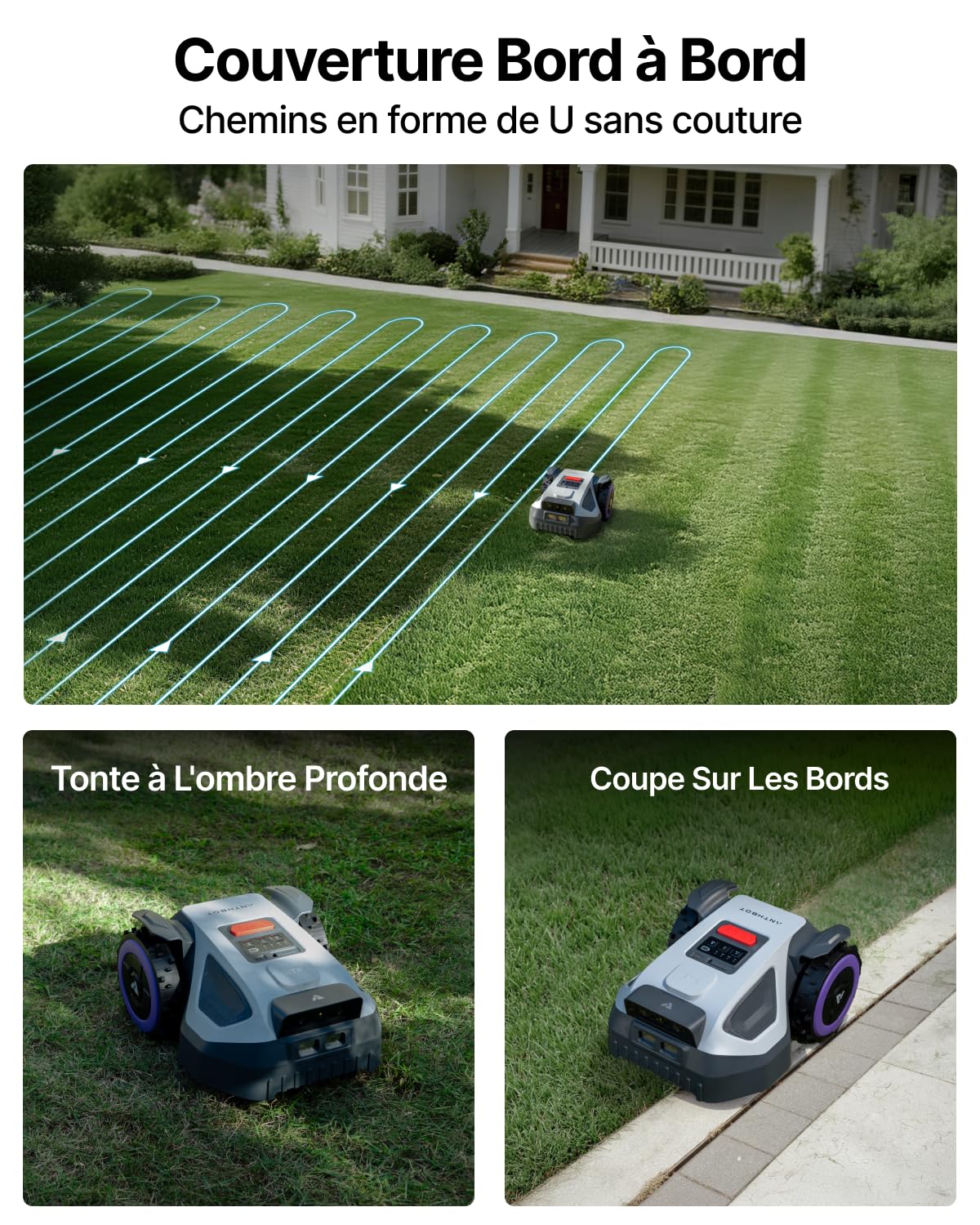 Anthbot M5 robot tosaerba senza fili 550 m² doppia visione