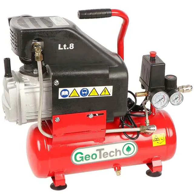 Geotech AC9-8-20 compressore aria 8 litri 2 HP