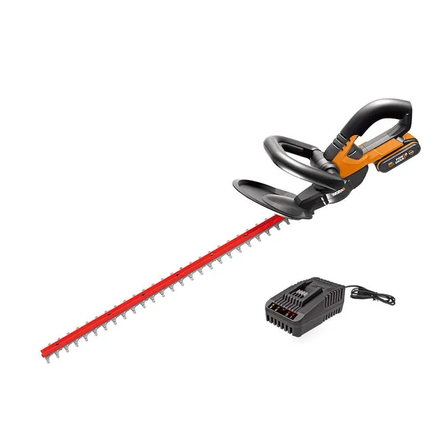 WORX WG260E.5 tagliasiepi batteria 20V lama 61cm con batteria