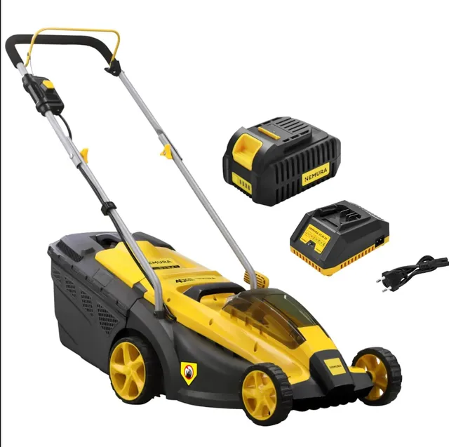 Nemura 40V Rasaerba a Batteria 37cm 2x4Ah 400mq