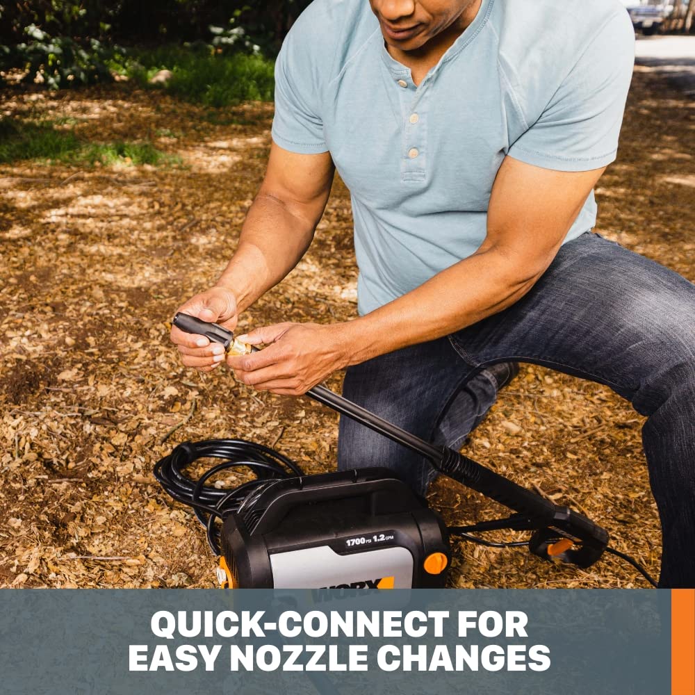 WORX WG602 idropulitrice elettrica 1700PSI con turbo