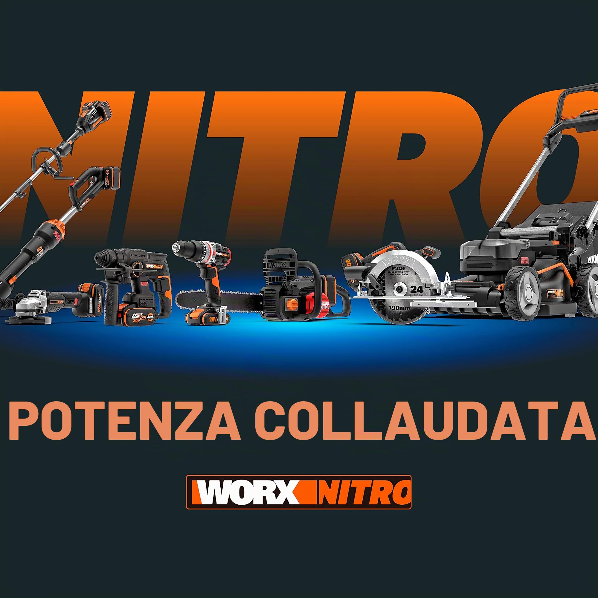 WORX WX516.9 NITRO sega a sciabola 20V solo corpo