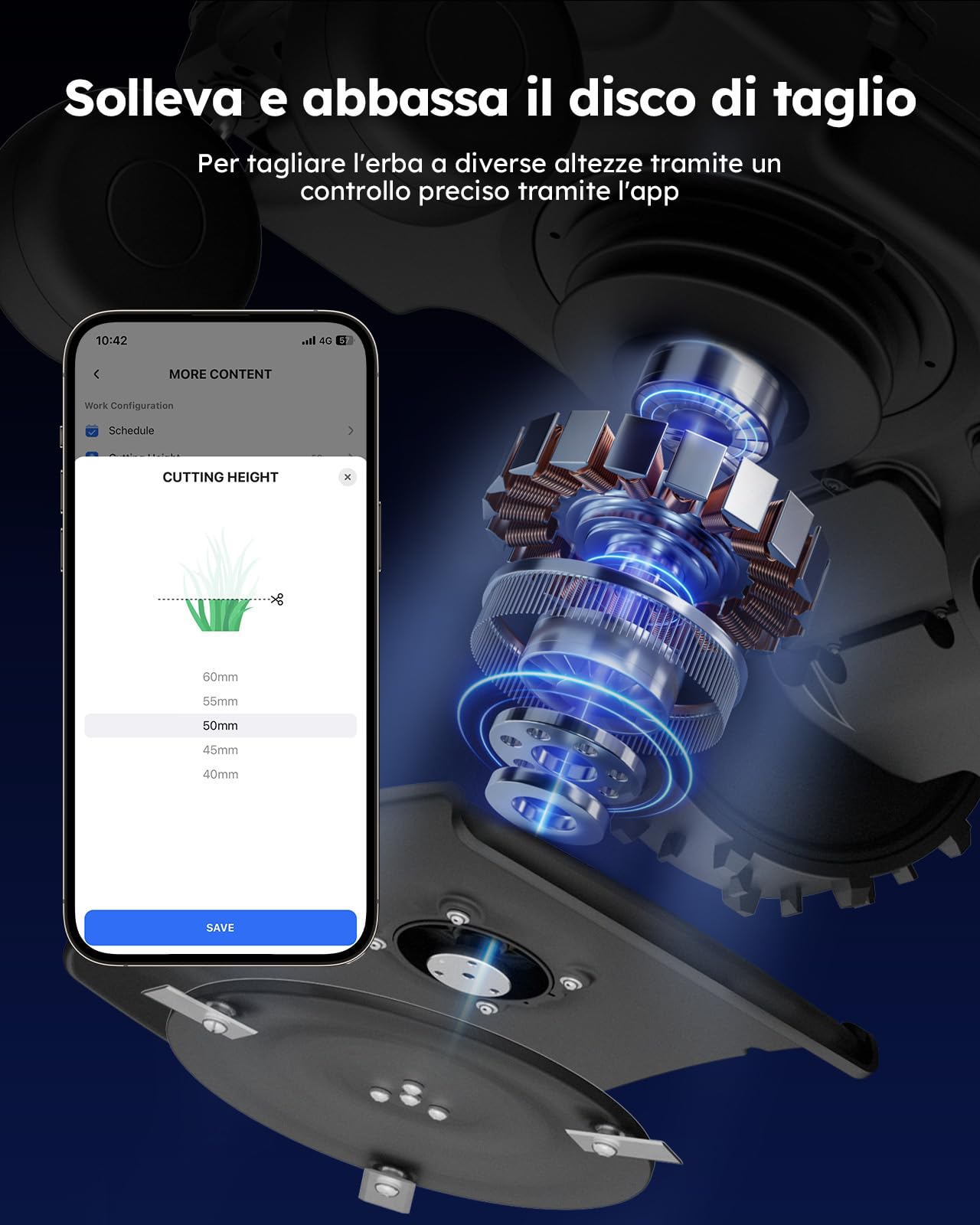 Anthbot Pion robot tagliaerba 900 mq con filo perimetrale