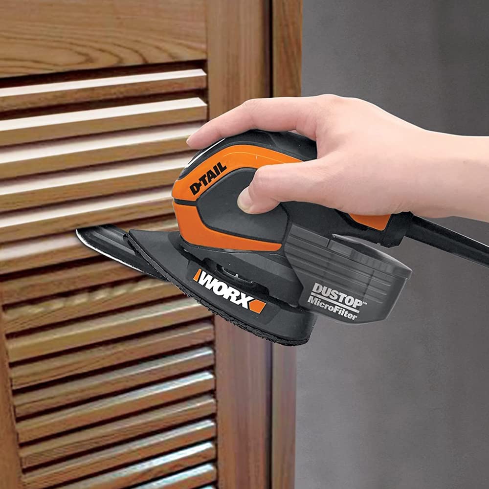 Worx WX648 levigatrice delta 65W con DUSTSTOP