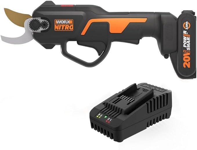 Worx WG330E forbice da potatura 20V con batteria 2Ah 25 mm