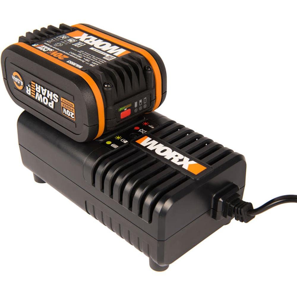 Worx PowerShare WA3604 kit batteria 4.0Ah + caricabatterie 20V