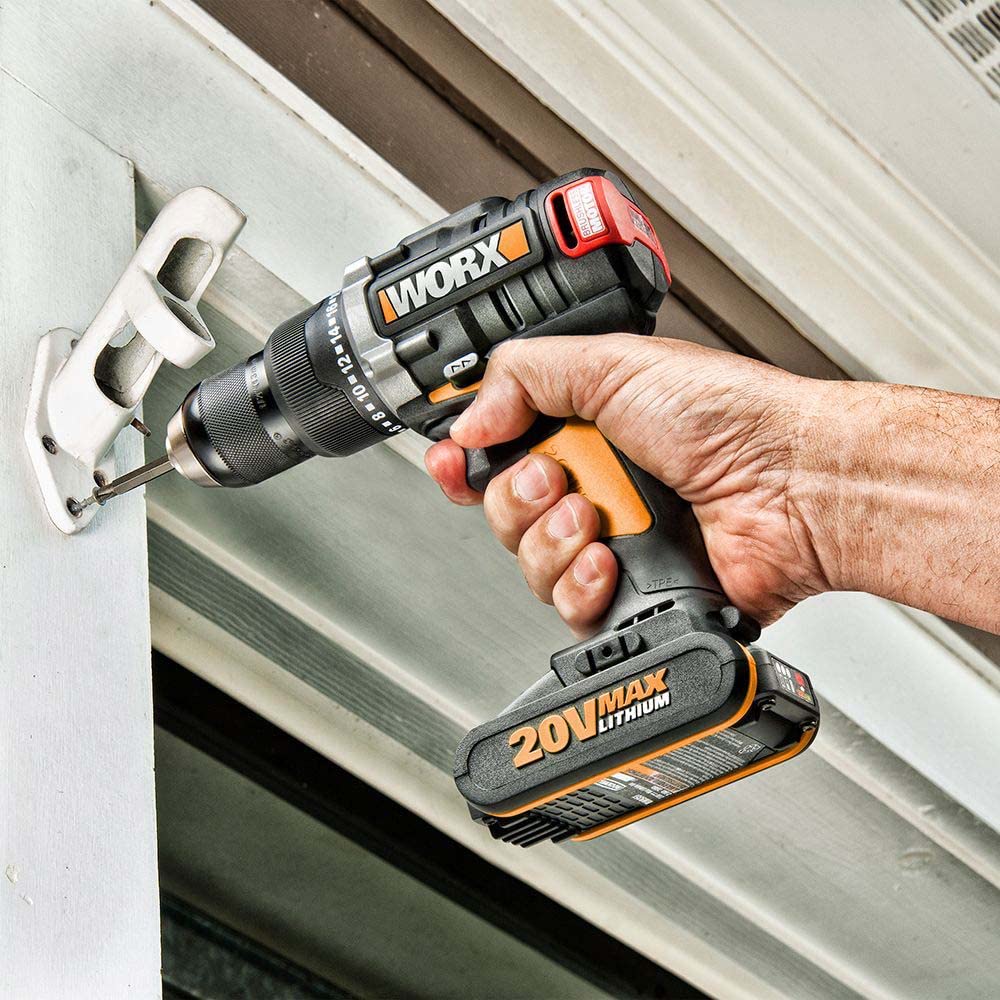 Worx WX175 trapano avvitatore 20V brushless 60 Nm