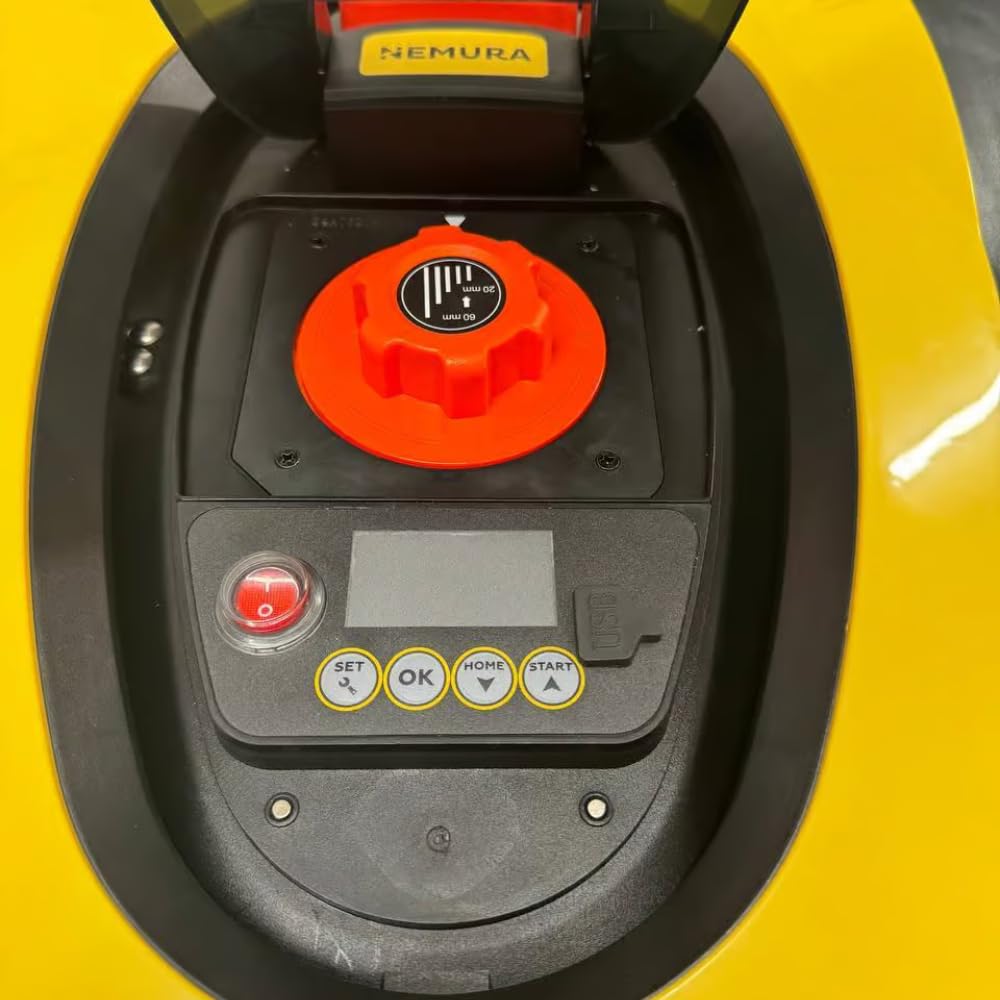 Nemura robot tagliaerba 600mq 18cm con cavo e stazione