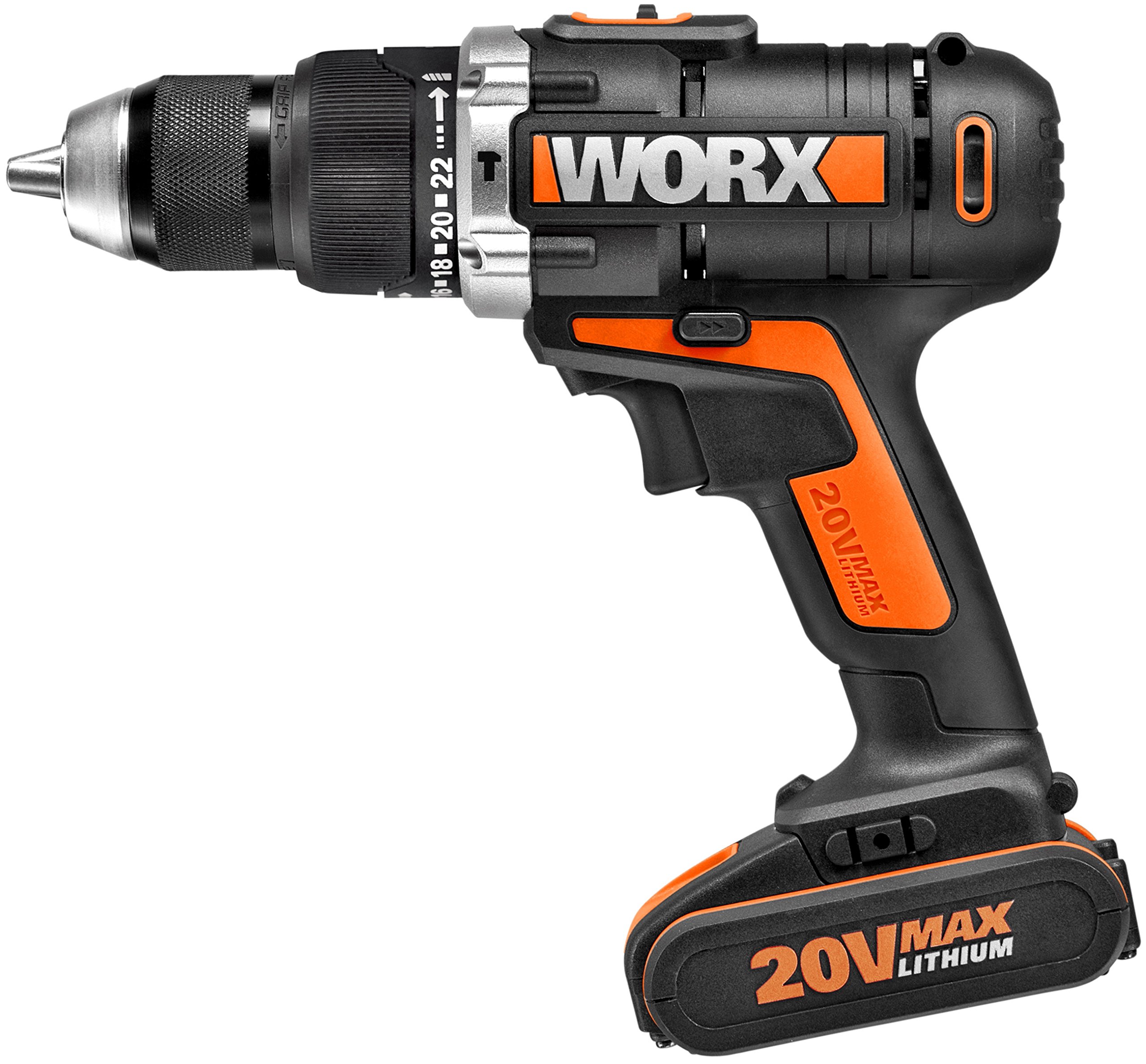Worx WX372.1 trapano percussione 20V batteria 2,0 Ah