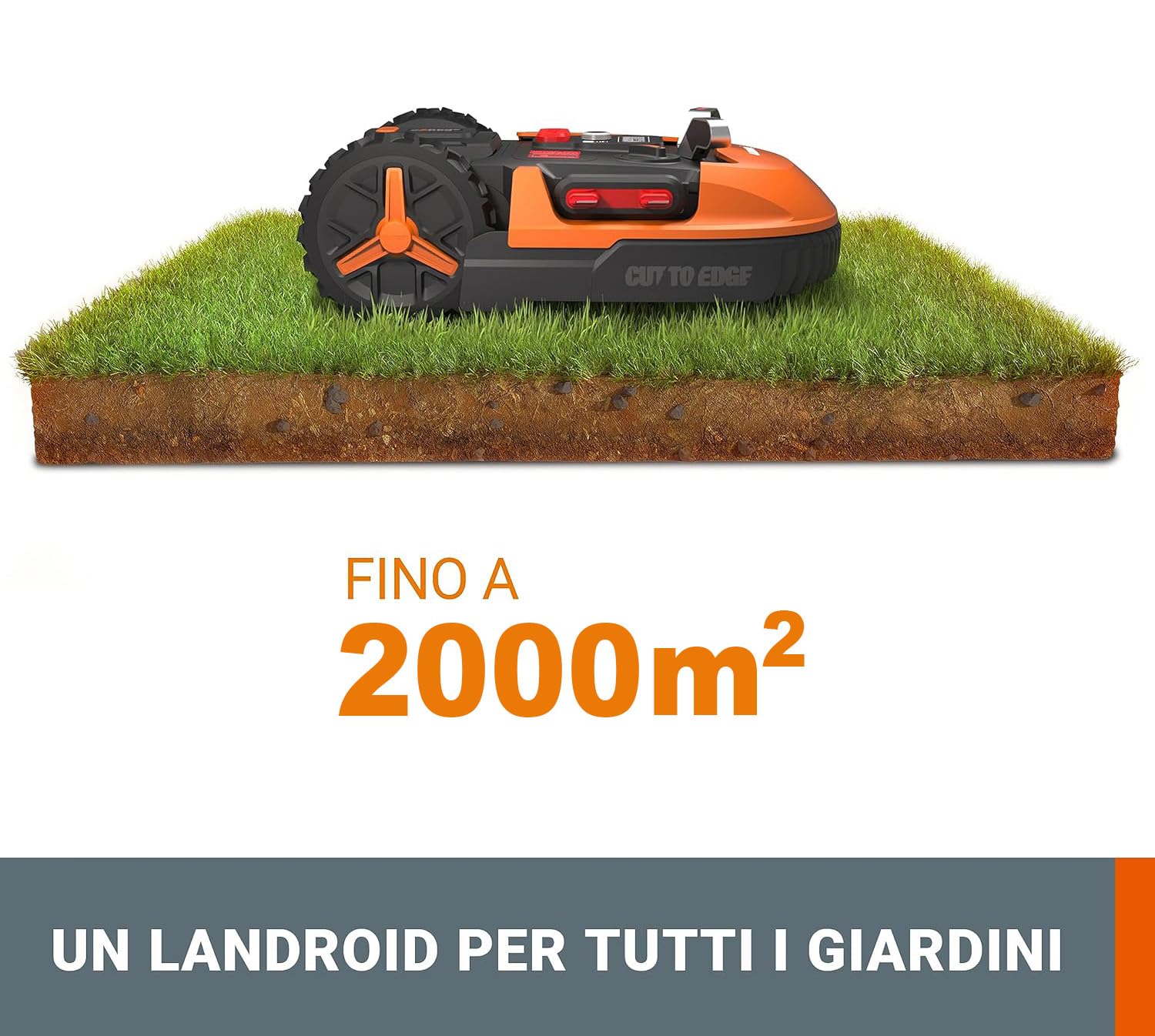 Worx Landroid WR155E robot rasaerba 2000mq