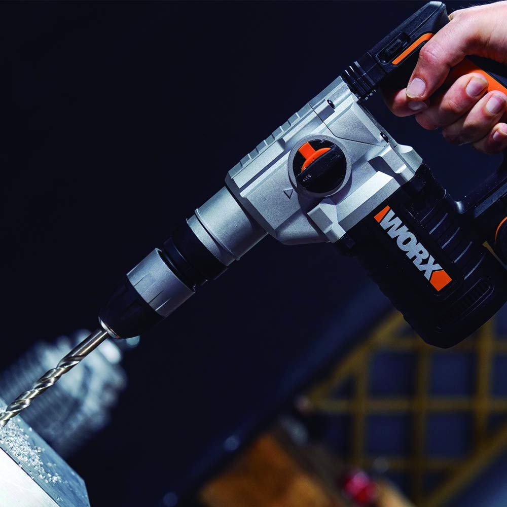 Worx WX392 Tassellatore Batteria 20V 2x4Ah SDS-Plus