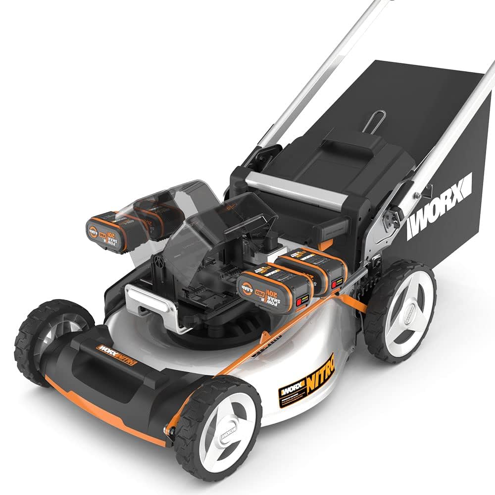 Worx WG761E rasaerba 80V taglio 51 cm prato grande