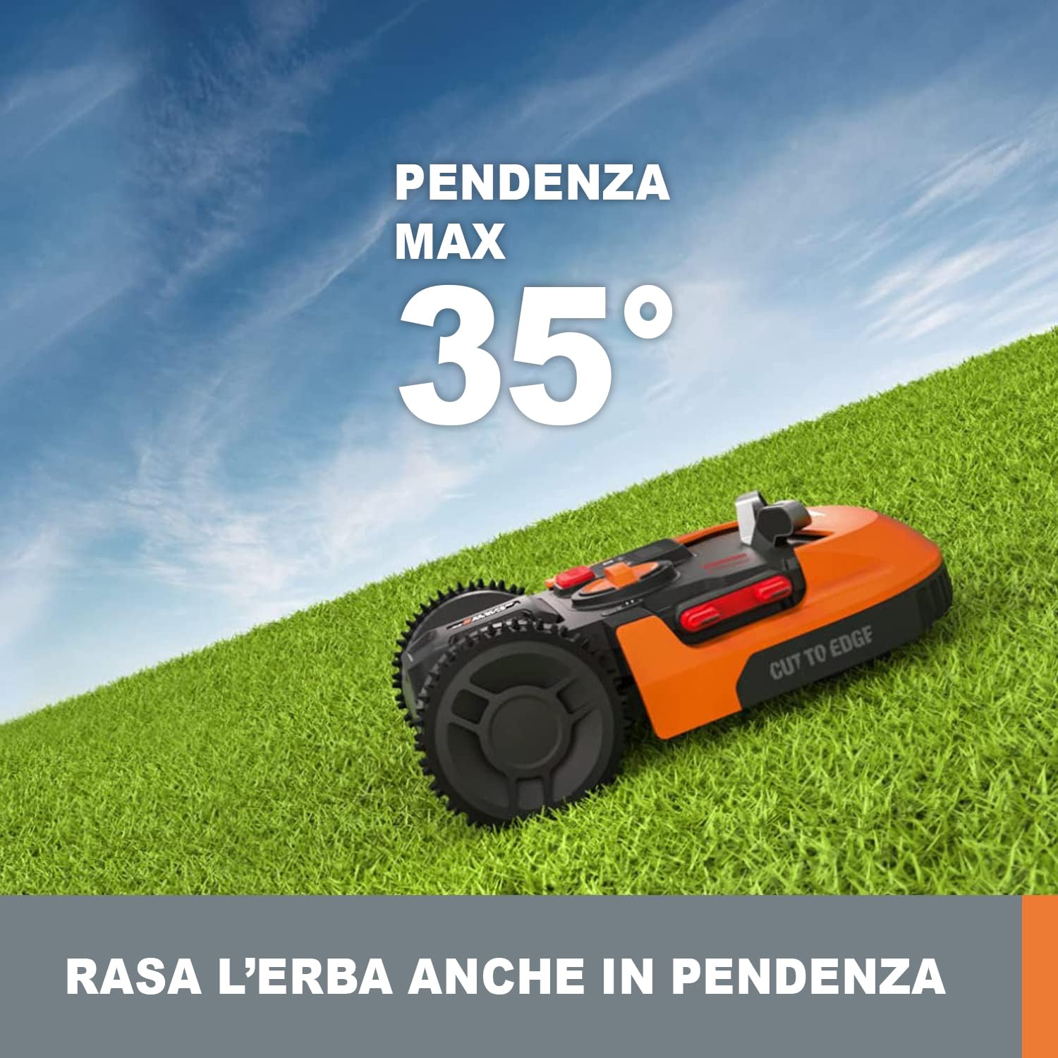 WORX WR184E Landroid S robot rasaerba 400mq WiFi app