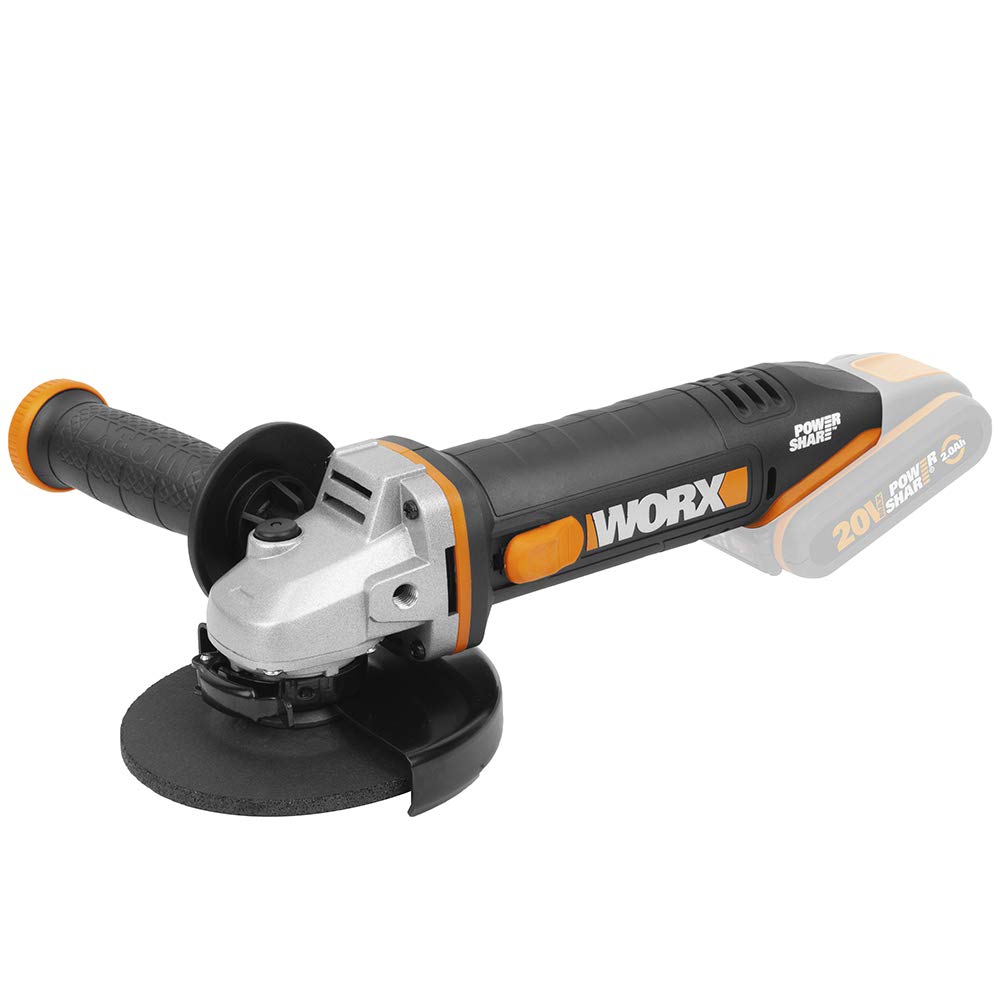 Worx WX803 Smerigliatrice Angolare 125mm Kit 2 Batterie