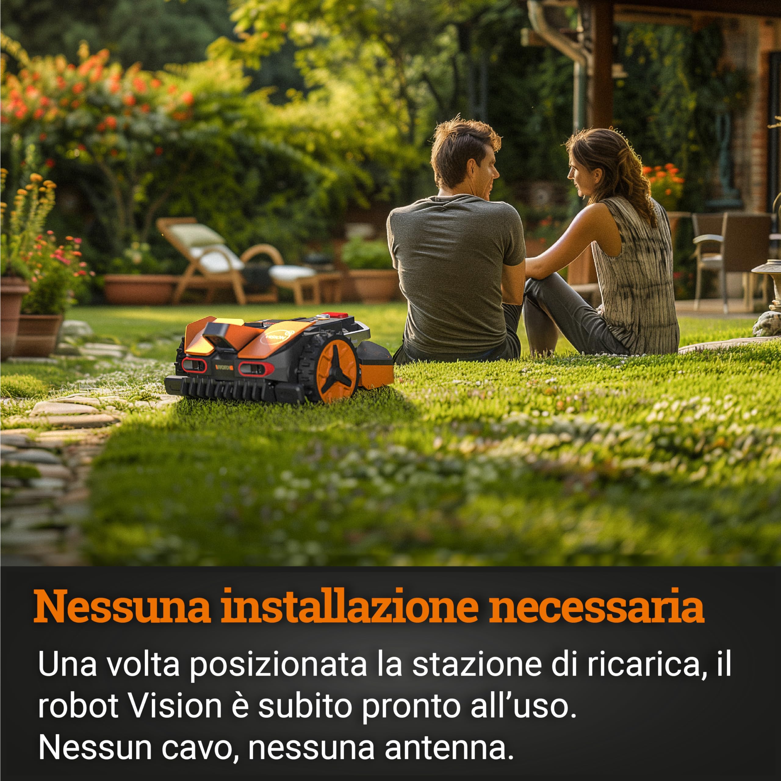 WORX Vision S250 WR202E robot tosaerba 250mq senza filo