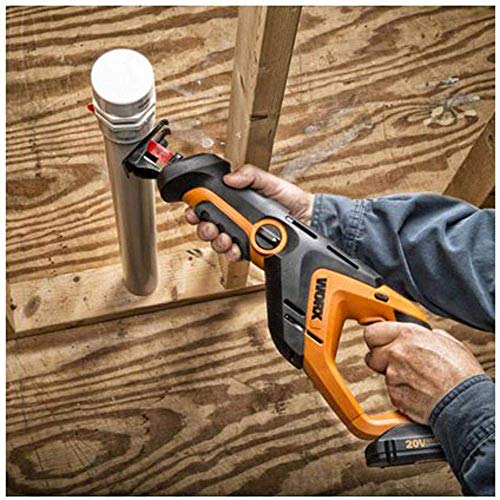 WORX WX508.9 sega a sciabola 20V solo corpo legno pietra