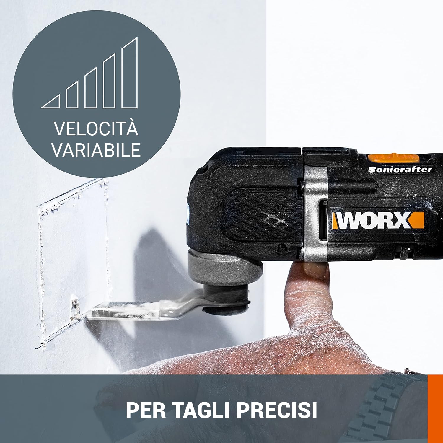WORX WX696.9 multiutensile batteria 20V solo corpo oscillante