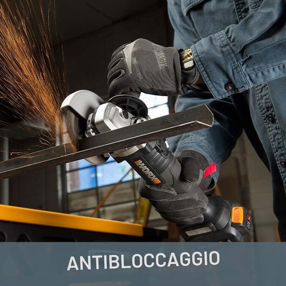 WORX WX812 smerigliatrice angolare 20V con batteria