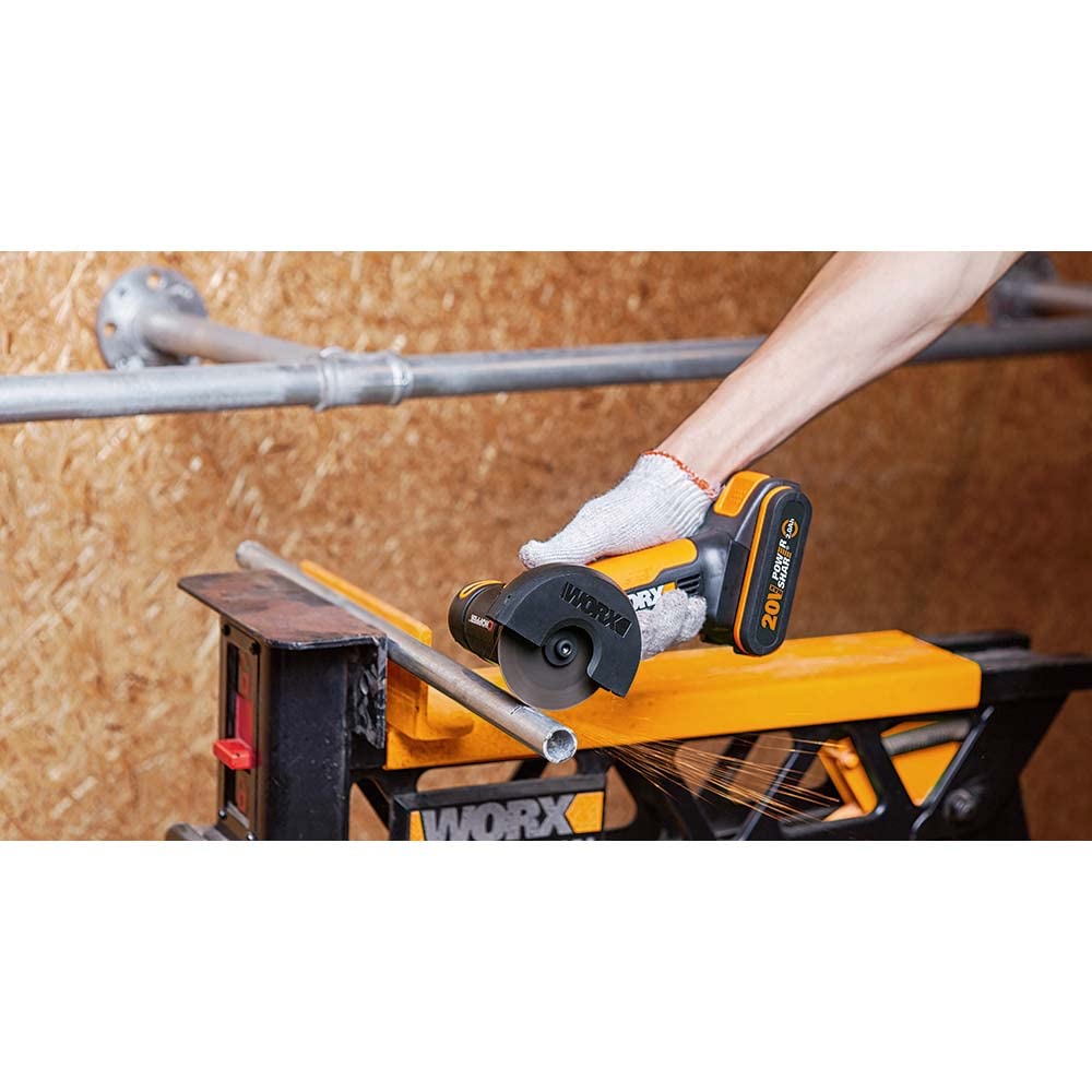 WORX WX801 mini smerigliatrice 20V con batteria 2.0Ah