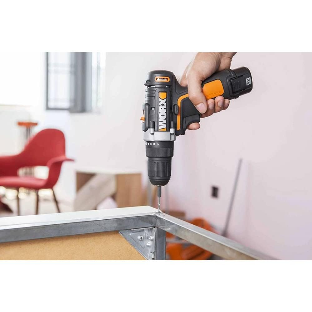 Worx WX128.3 trapano avvitatore 12V con 2 batterie