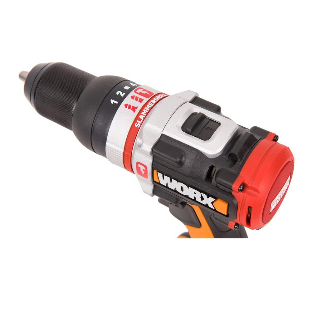 Worx WX354 trapano avvitatore 20V 60 Nm brushless 2x2Ah