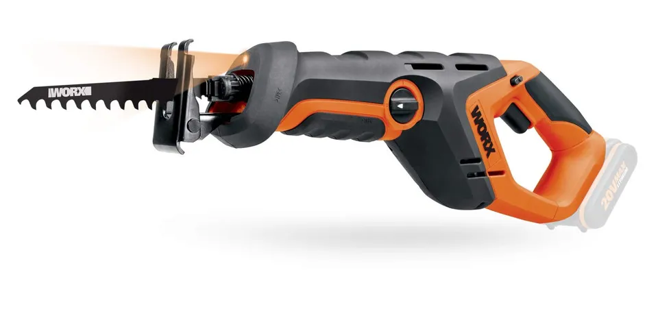 WORX WX508.9 sega a sciabola 20V solo corpo legno pietra
