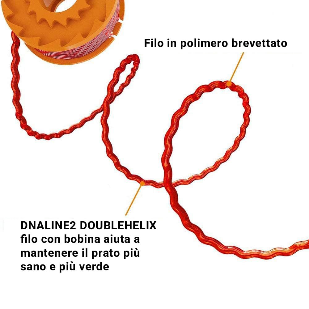 Worx WA0007 filo decespugliatore bobina 1,65mm 2x5m