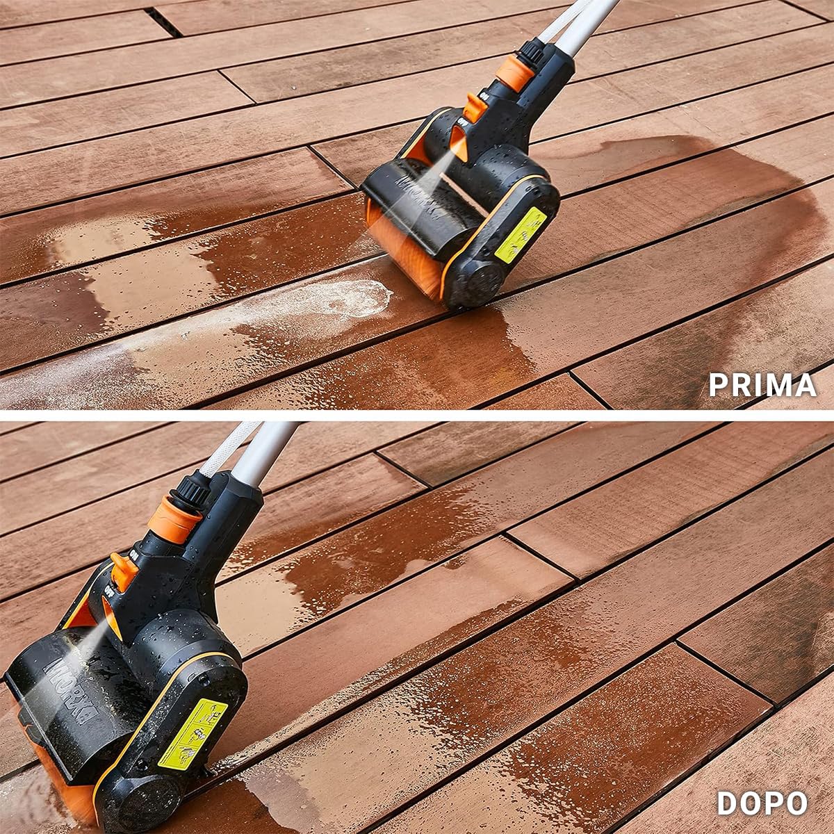 Worx WG441E spazzola giardino 20V con 2 batterie 2Ah