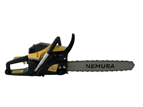Nemura motosega termica 52cc barra 45 cm benzina con freno catena