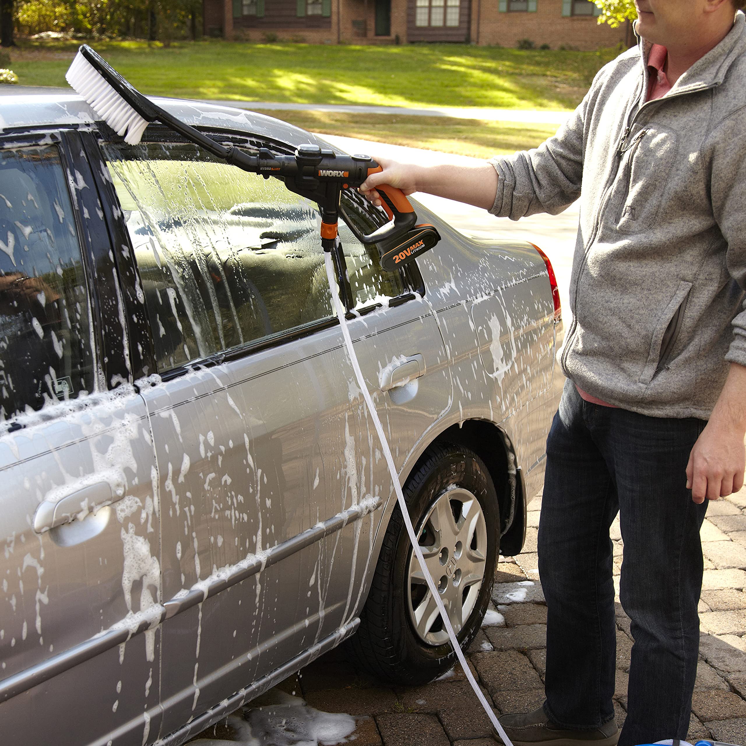 Worx WA4048 Spazzola Hydroshot Pulizia Idropulitrice