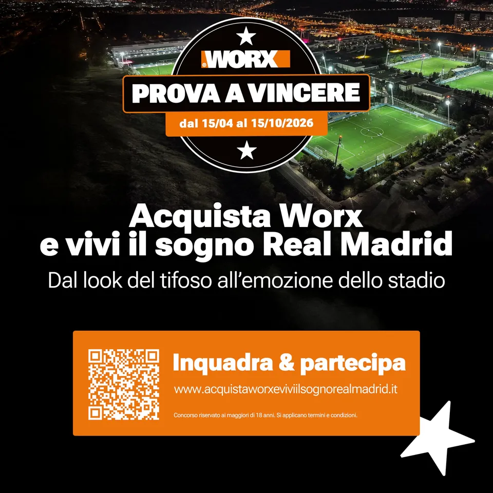 Worx WG730E tosaerba a batteria 20V 30cm 200mq