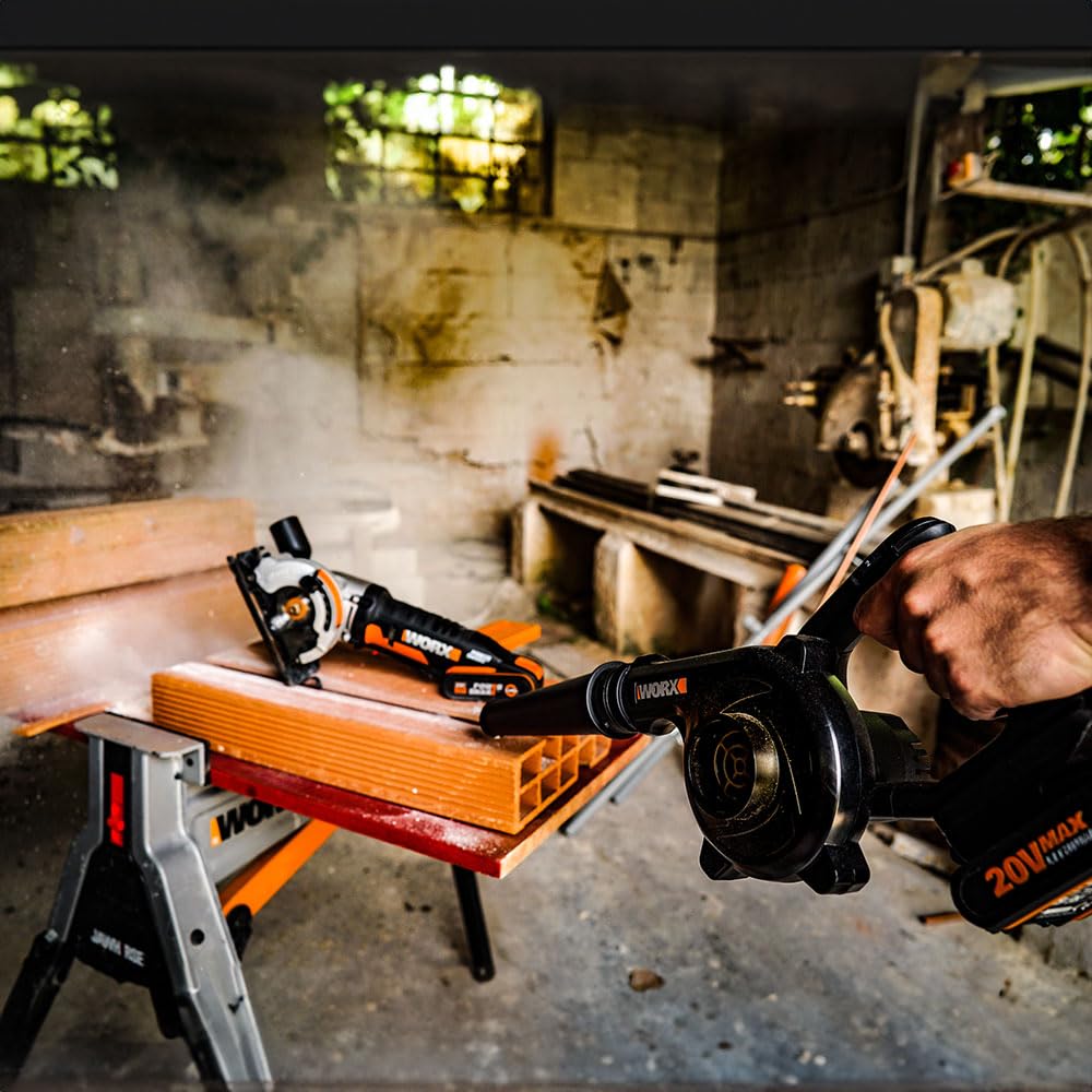 Worx WX094.9 soffiatore officina 20V 260km/h solo corpo