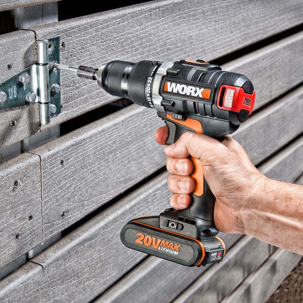 Worx WX175 trapano avvitatore 20V brushless 60 Nm