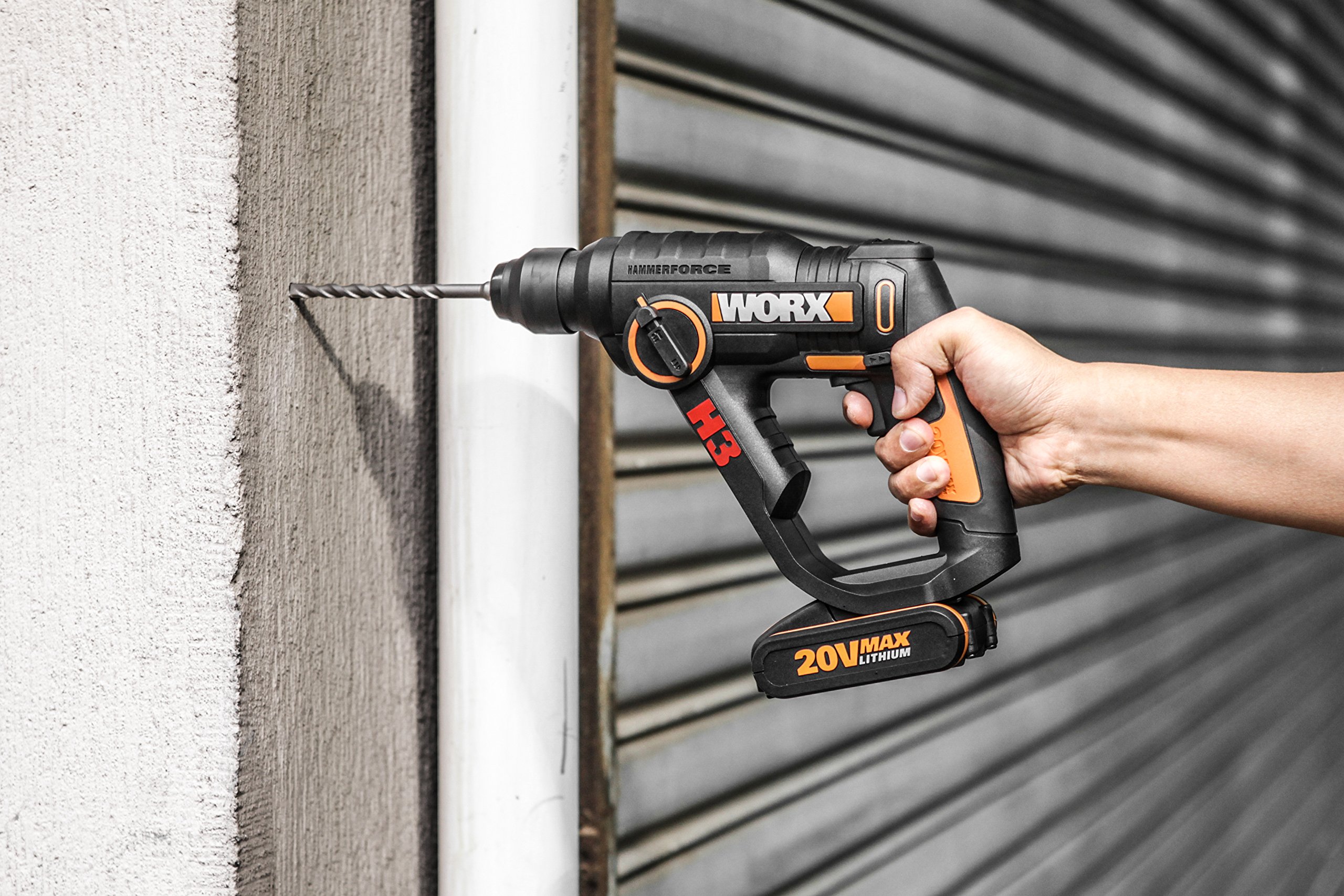 Worx H3 WX390.31 trapano martello avvitatore 20V 3,0Ah 3in1