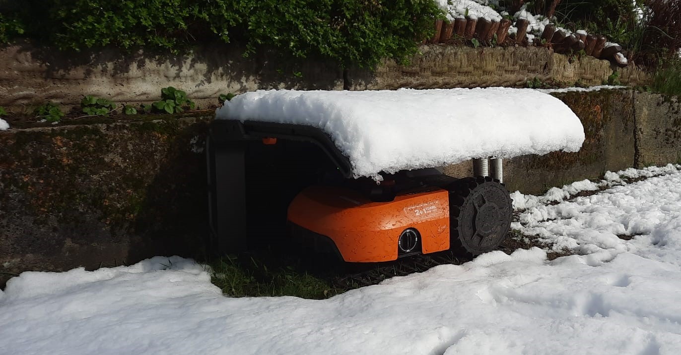 WORX WA0810 Garage Robot Rasaerba Landroid Tettuccio