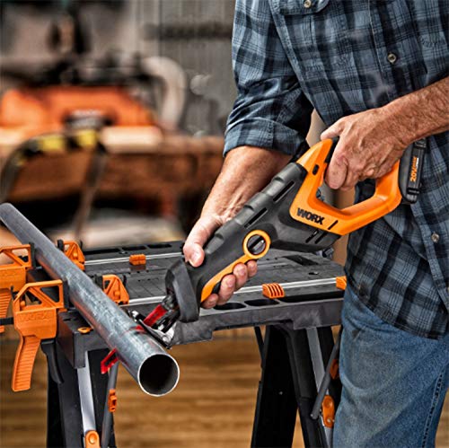 WORX WX508.9 sega a sciabola 20V solo corpo legno pietra