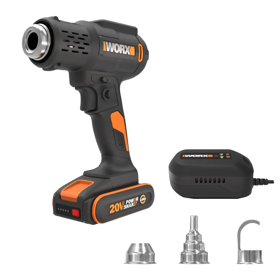 Worx WX015 Pistola Termica a Batteria 20V 2Ah 600°C