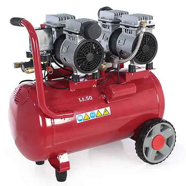 Geotech S-AC50-8-10x2 compressore 50 L silenziato