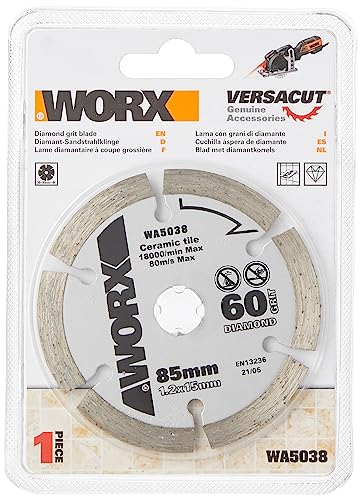 WORX WA5038 lama diamantata 85mm per WorxSaw ceramica