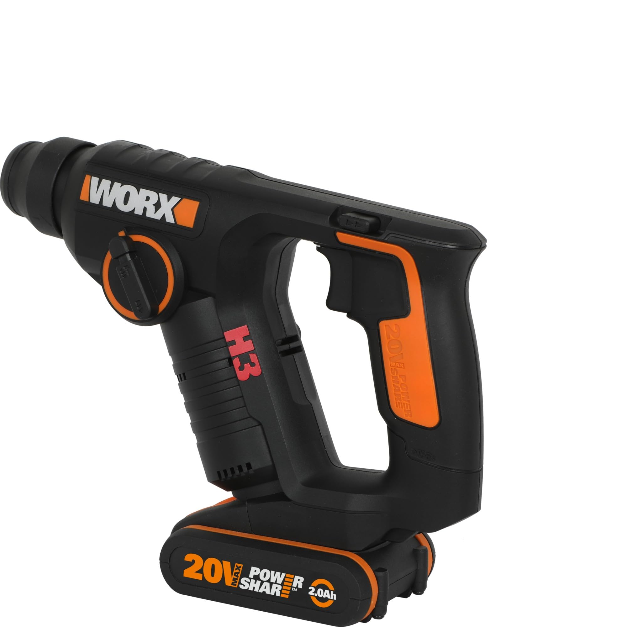 Worx WX394.6 H3 Tassellatore 20V con 2 Batterie 2Ah