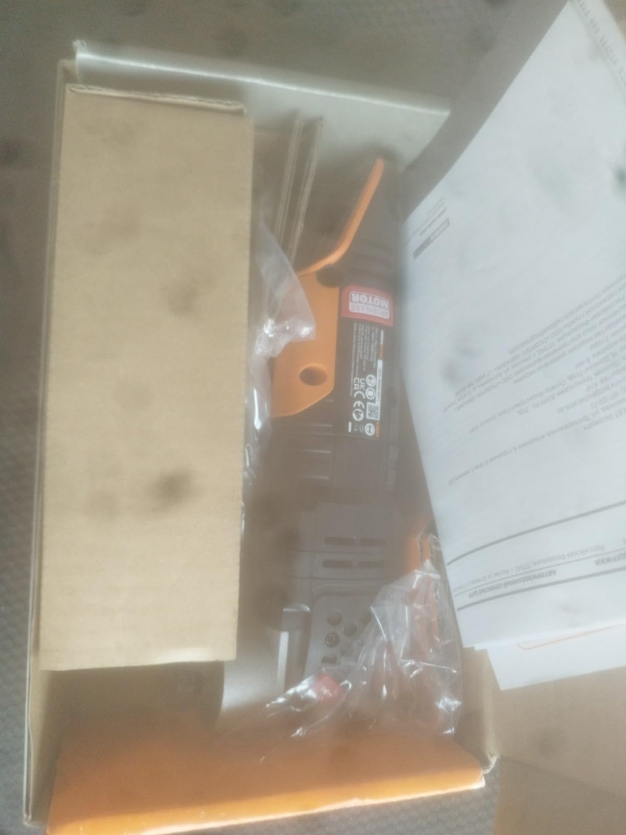 Worx WX693.9 Utensile Multifunzione 20V Brushless
