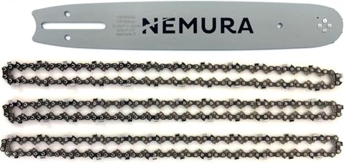 Nemura Barra Guida 50 cm + 3 Catene 72 Maglie 3/8"