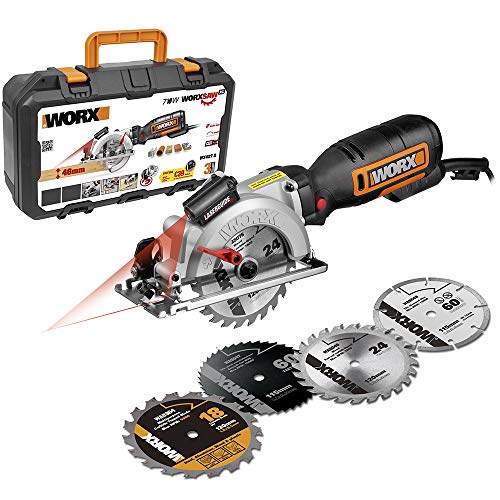 Worx WX427.2 mini sega circolare 710 W lama 120 mm