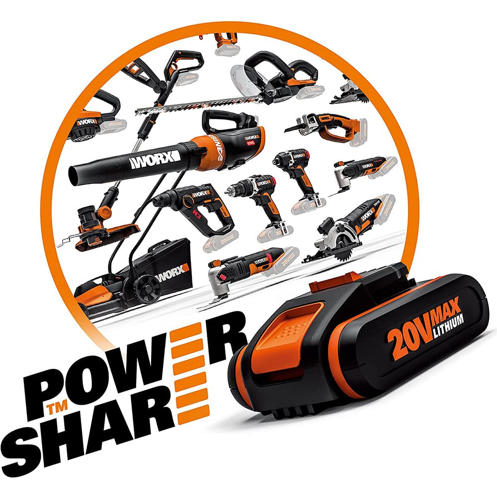 Worx PowerShare WA3553 batteria 20V 4.0Ah litio