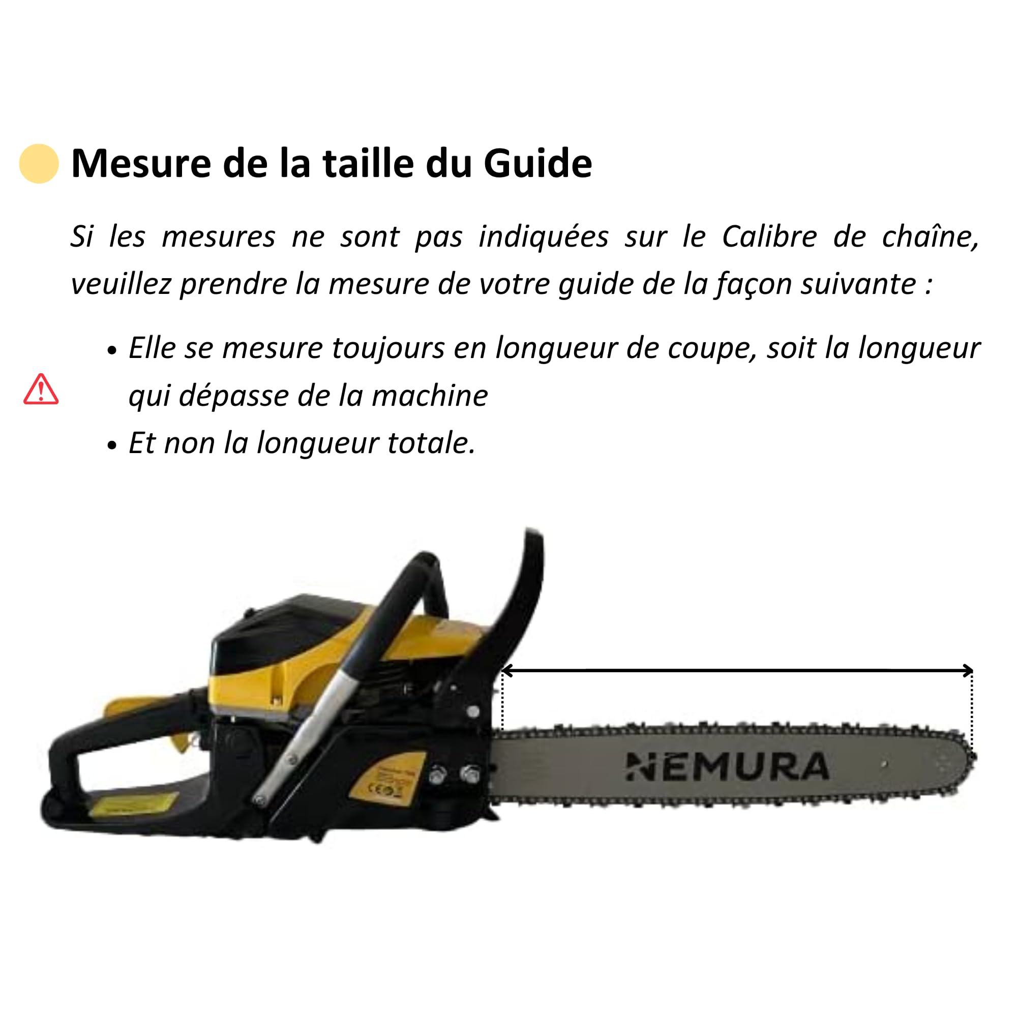 Nemura barra motosega 35 cm per AEG passo 3/8 LP